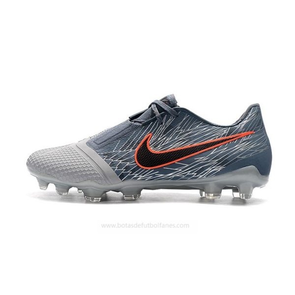 Nike Phantom Venom Elite FG Gris Negro Azul